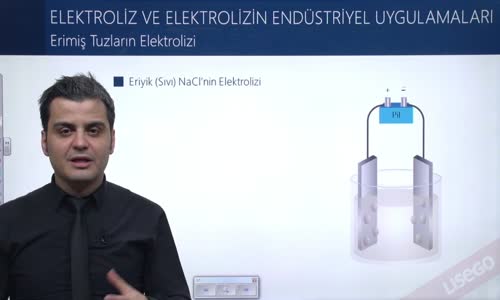 EBA KİMYA LİSE - ELEKTROLİZ  VE KOROZYON - ERİMİŞ TUZLARIN ELEKTROLİZİ