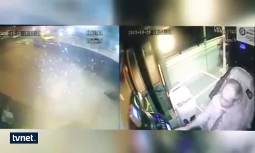 Halk Otobüsünün Önünü Kesip Şoförü Dövdüler