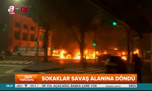Brezilya Sokakları Savaş Alanına Döndü 