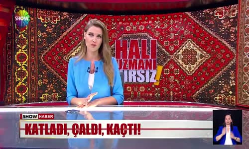 10 bin dolarlık halıyı çaldı!