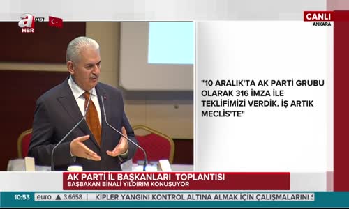 Binali Yıldırım Yeni Sistemin Adını Açıkladı