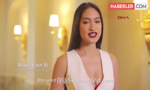 Arakan'a Destek Videosu, Myanmar Güzellik Kraliçesini Tacından Etti