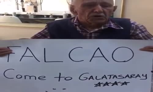 93 Yaşındaki Dededen Falcao'ya Çağrı