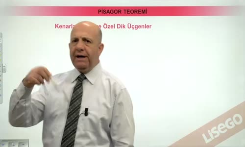EBA GEOMETRİ LİSE  ÜÇGEN - PİSAGOR TEOREMİ-KENARLARINA GÖRE ÖZEL DİK ÜÇGENLER