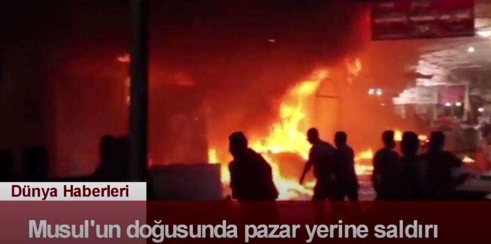 DÜNYA HABERLERİ: Musul'un Doğusunda Pazar Yerine Saldırı