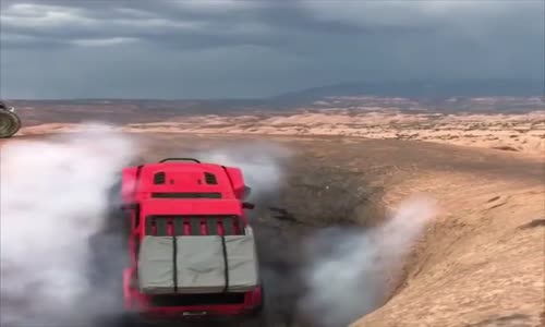 Off Road Pilotunun Girdiği Çukur Korkuttu