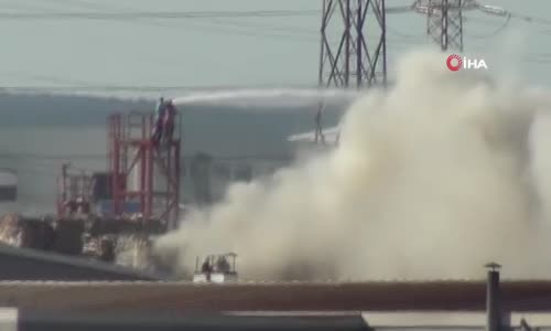 Kütahya'daki kağıt fabrikasında yangın 