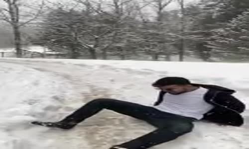 Kar Topuna Vole Vurmak İsteyen Gencin Dramı 
