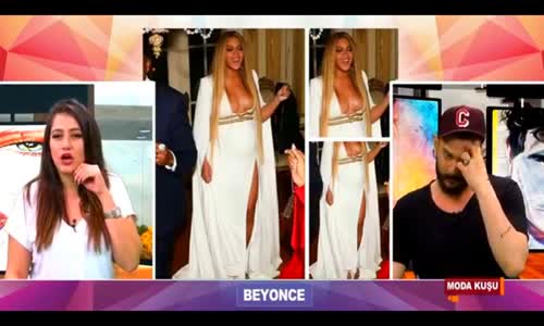 İkiz Çocuğuna Hamile Olan Beyonce'nin Giydiği Dekolte Değil Resmen Çıplak!