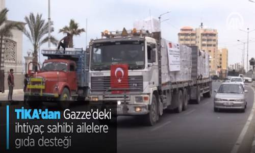 TİKA'dan Gazze'deki İhtiyaç Sahibi Ailelere Gıda Desteği