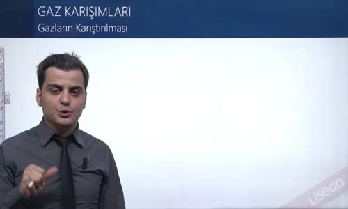 EBA KİMYA LİSE -  GAZLAR - GAZ KARIŞIMI - KISMİ BASINÇ - GAZLARIN KARIŞTIRILMASI