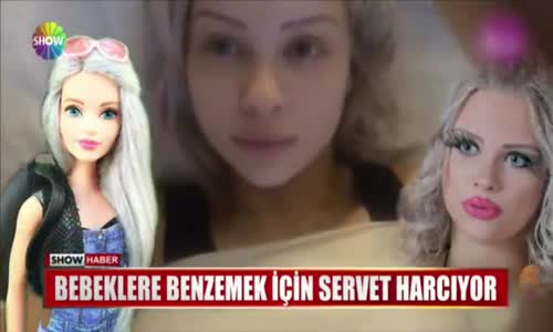 Barbie Bebeğe Benzemek İçin Servet Harcayan Genç Kadın