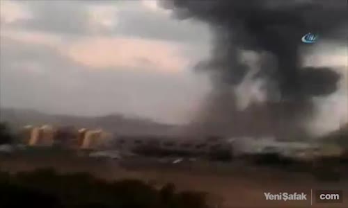 İşgalci İsrail Gazze'ye Saldırdı