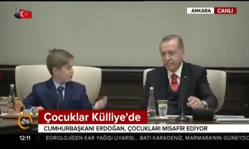 23 Nisan Nedeniyle Cumhurbaşkanlığı Koltuğuna Geçen Çocuk