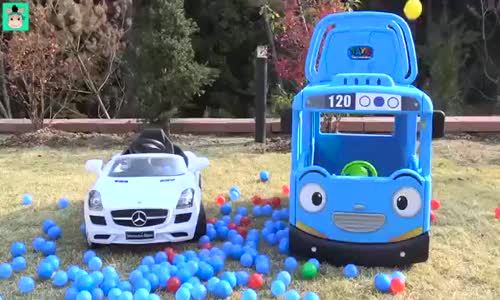 Çocuklar İçin Otobüs Şarkıları Ve Tekerlemeler - Kamyon Kazası - Renk Öğrenme - Tayo Otobüs