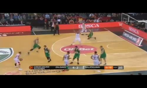 Zalgiris 87-75 Galatasaray Odeabank Maçın Özeti 16.11.2016