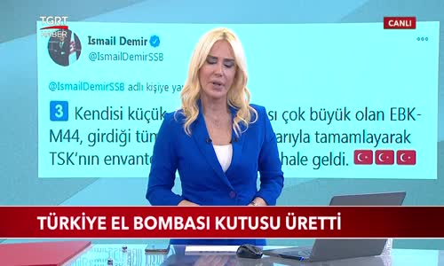 Türkiye El Bombası Kutusu Üretti 