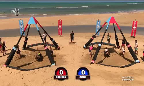 Survivor 2018 - 7. Bölüm - Nagihan Oyuna Damga Vurdu Erkeklerden Bile Hızlı Bitirdi