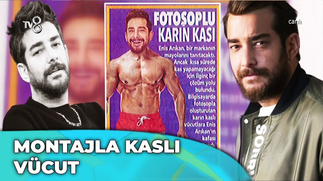 Enis Arıkan Reklam Filmi İçin Kas Yaptı