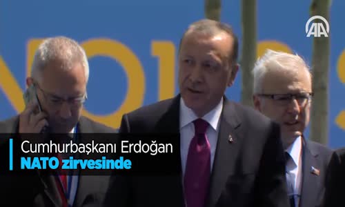 Cumhurbaşkanı Erdoğan NATO Zirvesi'nde