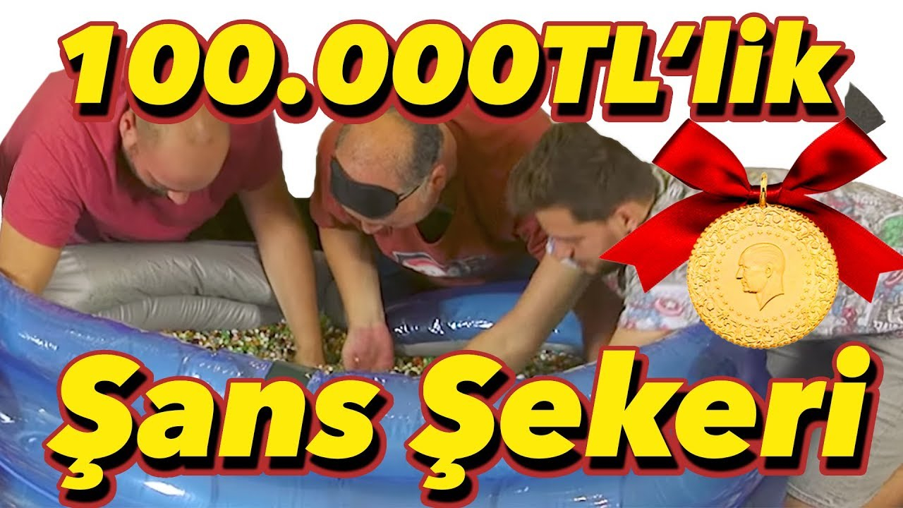 100,000 Liralık Şans Şekeri ile Dolu Havuzda Altın Arama Yarışması - Oha Diyorum