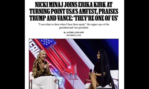 DEN OF DEMONS! NICKI MINAJ JOINS MAGA PROVING HOW EASY IT IS FOR SATAN TO DECEIVE CHRISTIANS!