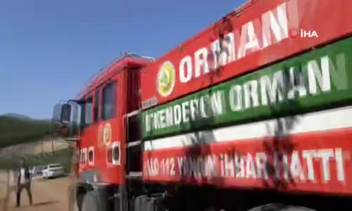 Kırıkhan’da 40 dönümlük kızılçam bitki örtüsü yandı 