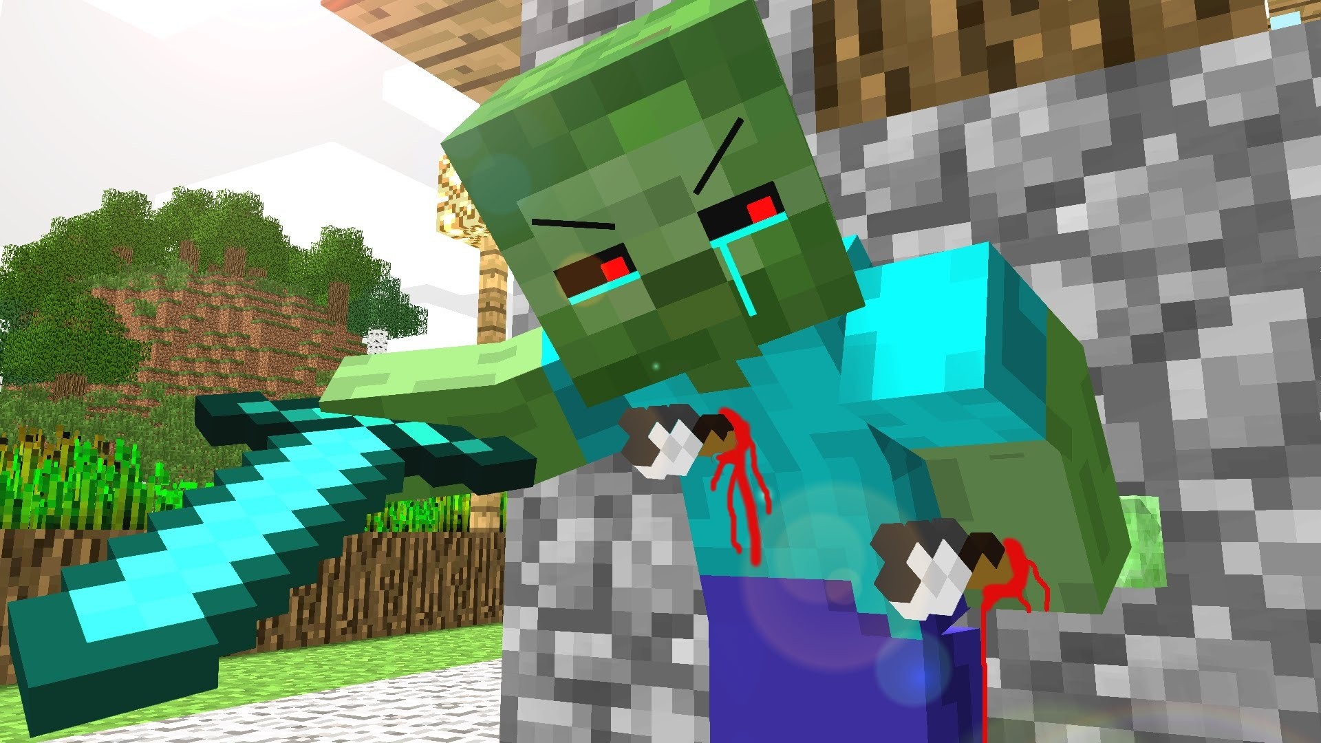 Yeni Zombie Life Minecraft Animasyon
