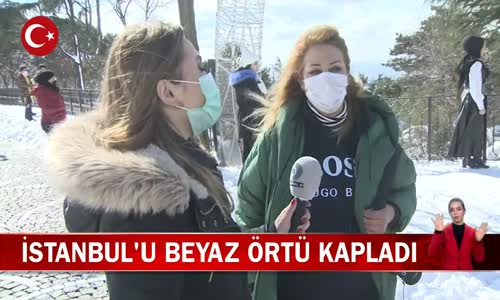 İstanbul'dan Müthiş Kar Manzaralı Görüntüler 