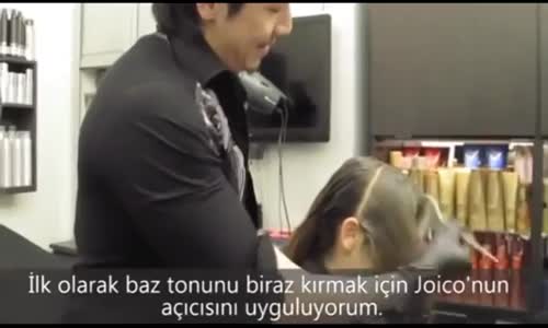 Ombre Saç Modeli İçin Balyaj Uygulaması