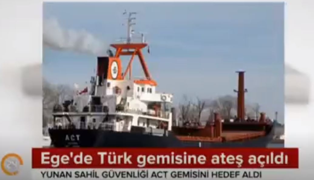 Ege'de Türk Gemisine Ateş Açan Yunanistan'a Dışişleri Bakanlığı'ndan Tepki