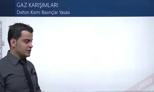 EBA KİMYA LİSE -  GAZLAR - GAZ KARIŞIMI - KISMİ BASINÇ - DALTON'UN KISMİ BASINÇLARI YASASI