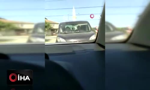 Bursa’da araçla kovalamacada korku dolu anlar 