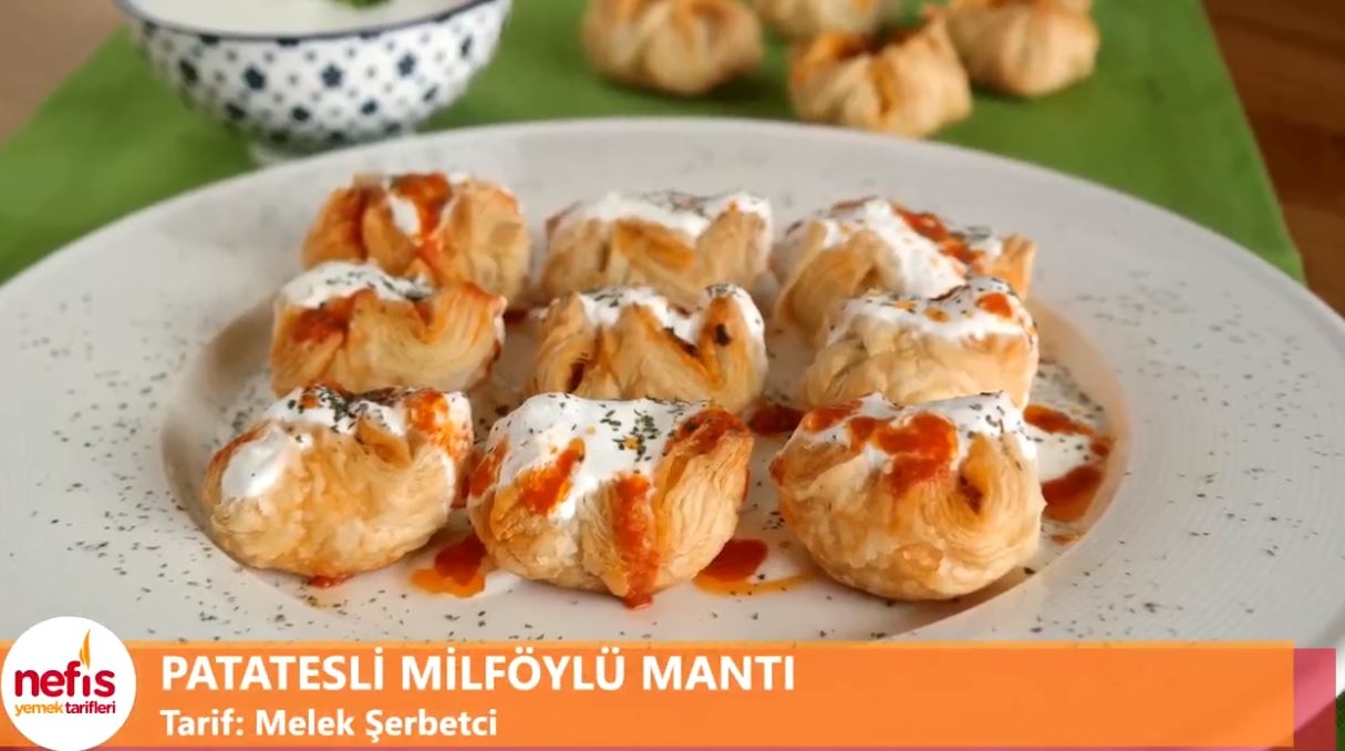 Pratik Milföy Hamurundan Patates Mantısı