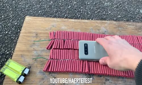 Samsung Galaxy S10 - 1000 Kestane Fişekleri İle Sağlamlık Testi # 189