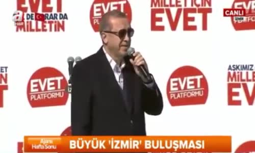 Cumhurbaşkanımız Recep Tayyip Erdoğan İzmir Mitingi 9 Nisan 2017
