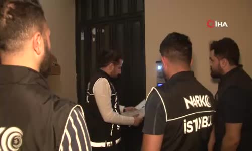 İstanbul'da uyuşturucu tacirlerine yönelik narkotik operasyonu 