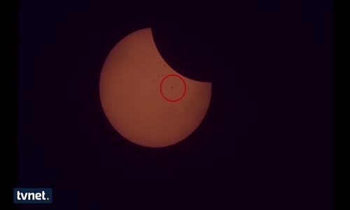 Güneş Tutulması Sırasında Nasa İstasyonu Böyle Görüldü