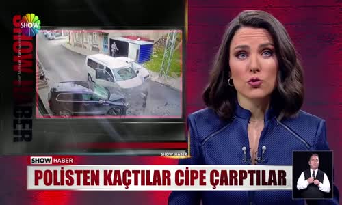 Polisten kaçtılar cipe çarptılar