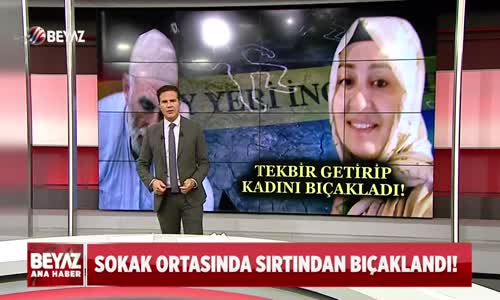 SOKAK ORTASINDA SIRTINDAN BIÇAKLANDI!