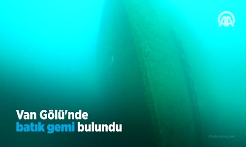 Van Gölü'nde Batık Gemi Bulundu