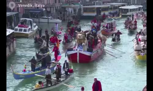 Venedik Karnavalı, Su Gösterisiyle Başladı