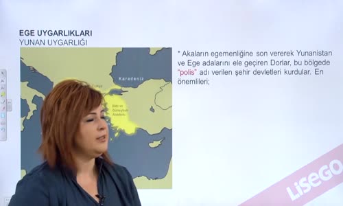 EBA TARİH LİSE İLK ÇAĞ UYGARLIKLARI -YUNAN UYGARLIĞI (SİYASİ, KÜLTÜREL VE EKONOMİK YAPI)