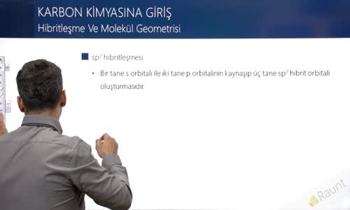EBA KİMYA LİSE - KARBON KİMYASINA GİRİŞ - LEWİS GÖSTERİMİ, HİBRİTLEŞME VE MOLEKÜL GEOMETRİSİ - HİBRİTLEŞME II