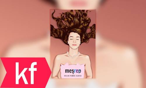 Meşrep - Soluk Pembe Elbise