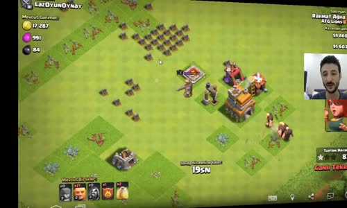 14 ASKERLE TÜM GANİMETİMİ ÇALDI - Clash of Clans