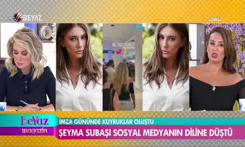 Şeyma Subaşı'nın İmza Günü Medyanın Diline Düştü