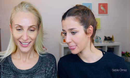 Ruj'la Tüm Yüz Makyajı - Challenge - İrem Helvacıoğlu & Sebile Ölmez 