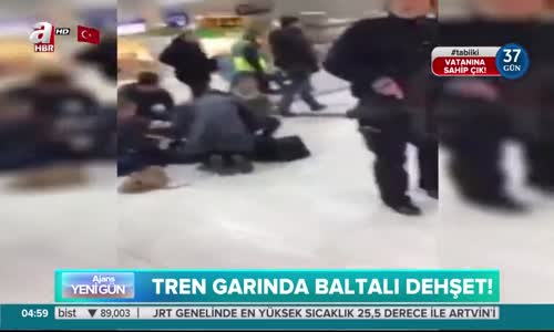 Almanya'da Baltalı Saldırı  7 Yaralı 