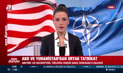 ABD'nin 145 Helikopteri, Yüzlerce Askeri Aracı Dedeağaç'a Gelecek 